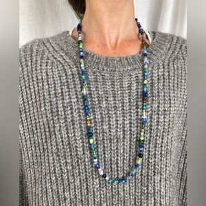 Hand beaded necklace.